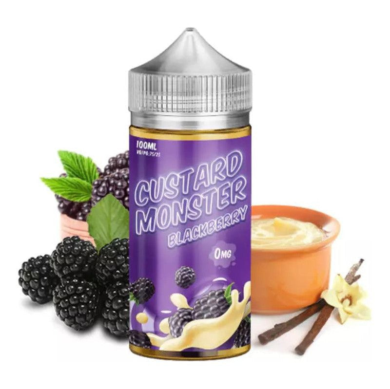 CUSTARD MONSTER E-LIQUID BLACKBERRY - 100ML - Vape Land