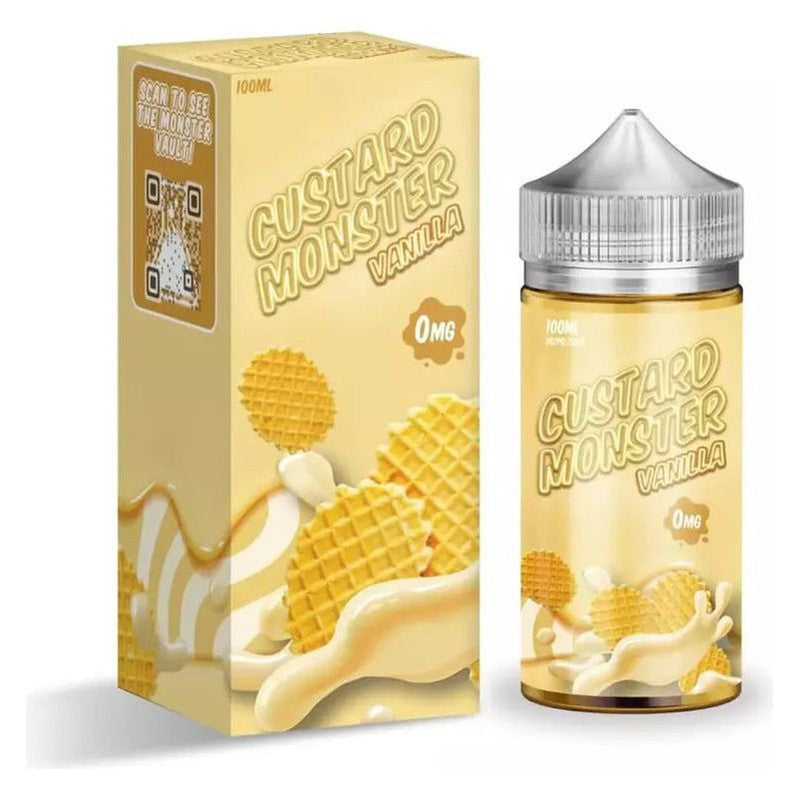 CUSTARD MONSTER E-LIQUID VANILLA - 100ML - Vape Land