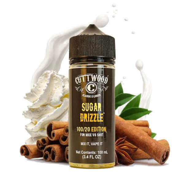 CUTTWOOD E-LIQUID SUGAR DRIZZLE - 120ML - Vape Land