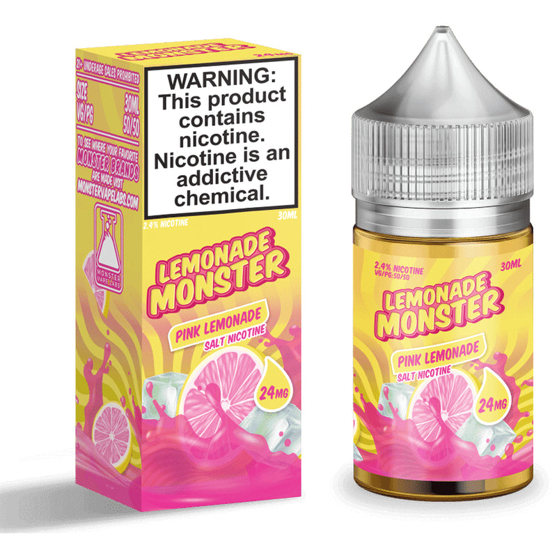 LEMONADE MONSTER SALT PINK LEMONADE - 30ML - Vape Land