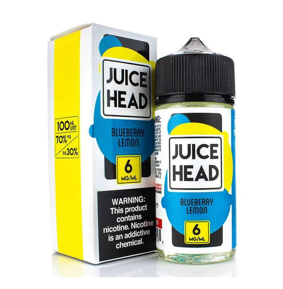 JUICE HEAD E-LIQUID BLUEBERRY LEMON - 100ML - Vape Land