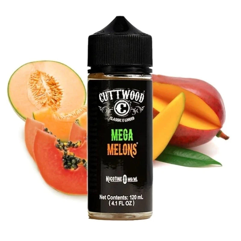 CUTTWOOD E-LIQUID MEGA MELONS - 120ML - Vape Land