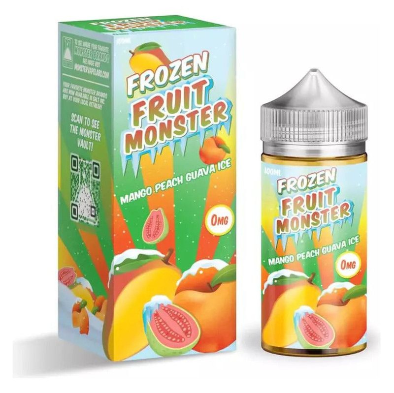 FROZEN FRUIT MONSTER E-LIQUID MANGO PEACH GUAVA - 100ML - Vape Land