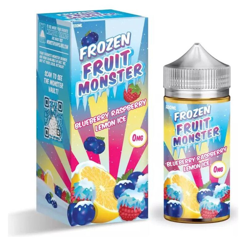 FROZEN FRUIT MONSTER E-LIQUID BLUEBERRY RASPBERRY LEMON - 100ML - Vape Land