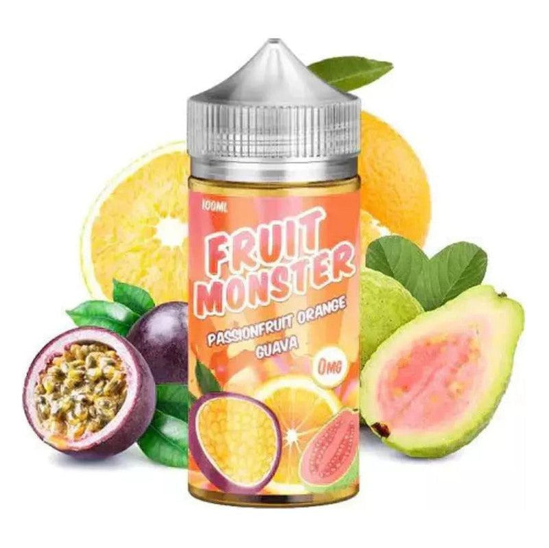 FRUIT MONSTER E-LIQUID PASSIONFRUIT ORANGE GUAVA - 100ML - Vape Land