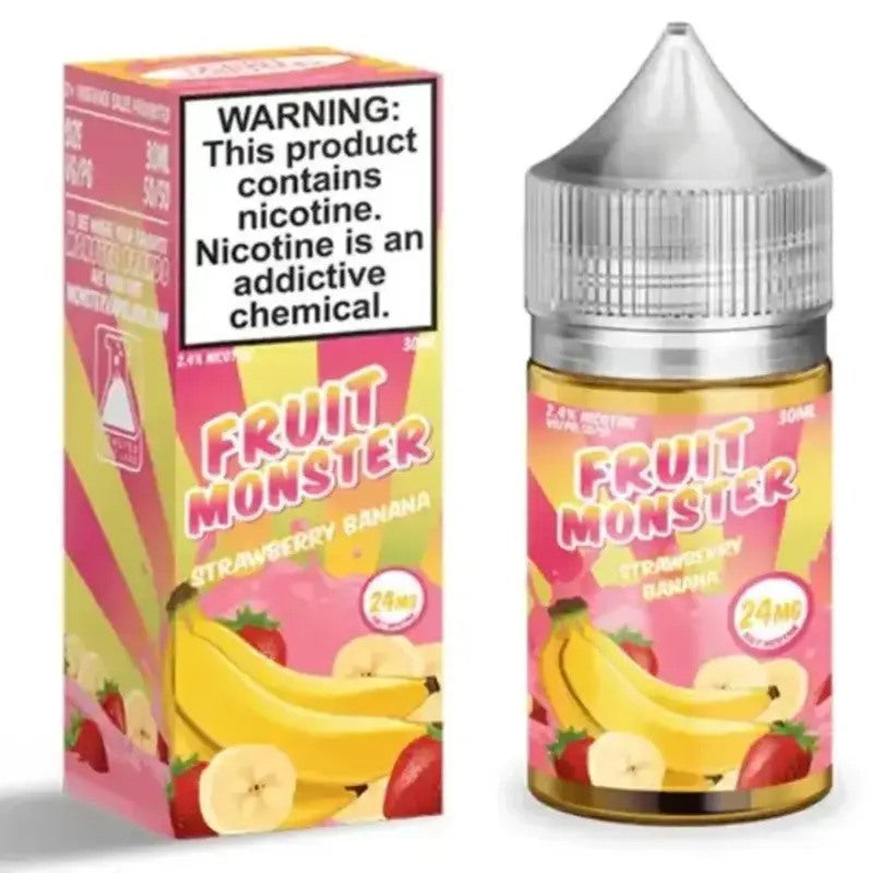 FRUIT MONSTER SALT STRAWBERRY BANANA - 30ML - Vape Land