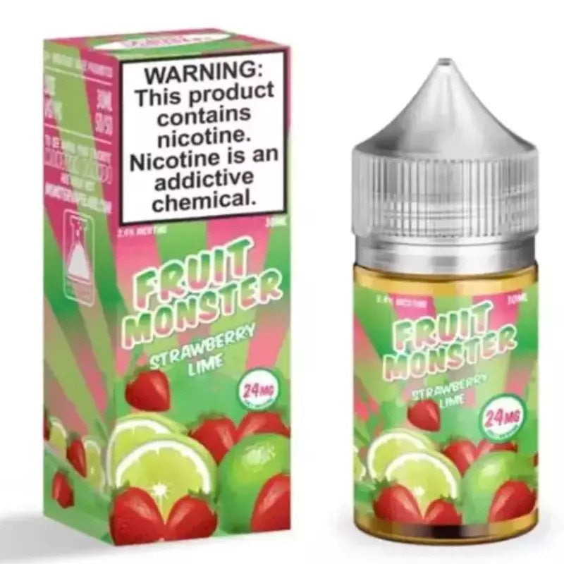 FRUIT MONSTER SALT STRAWBERRY LIME - 30ML - Vape Land