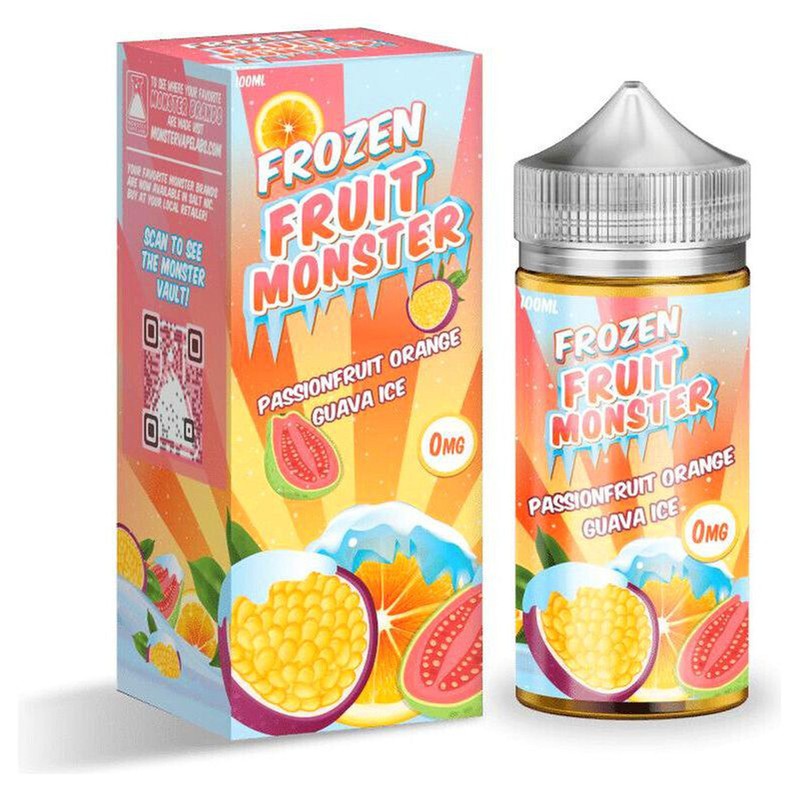 FROZEN FRUIT MONSTER E-LIQUID PASSIONFRUIT ORANGE GUAVA - 100ML - Vape Land