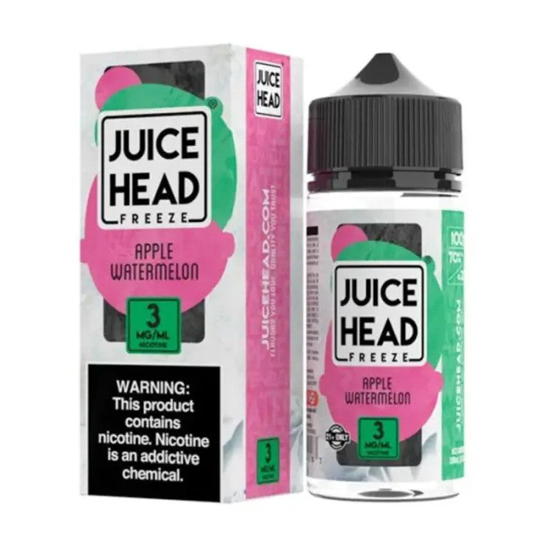 JUICE HEAD E-LIQUID APPLE WATERMELON FREEZE  - 100ML