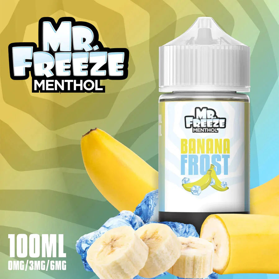 MR FREEZE E-LIQUID BANANA FROST - 100ML - Vape Land