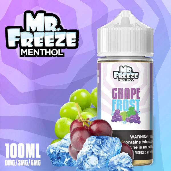 MR FREEZE E-LIQUID GRAPE FROST - 100ML - Vape Land