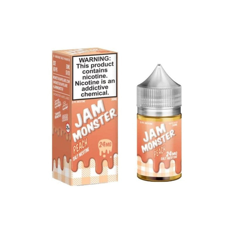 JAM MONSTER SALT PEACH - 30ML - Vape Land