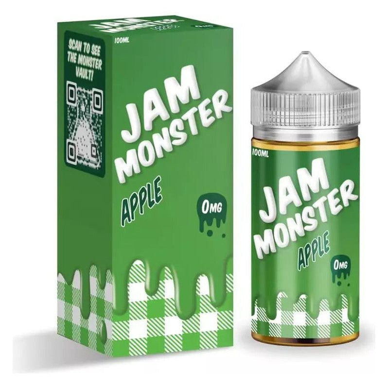 JAM MONSTER E-LIQUID APPLE - 100ML - Vape Land