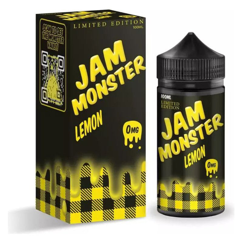 JAM MONSTER E-LIQUID LEMON - 100ML - Vape Land