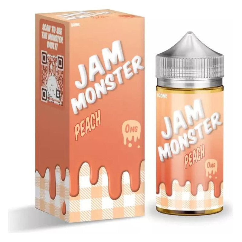 JAM MONSTER E-LIQUID PEACH - 100ML - Vape Land