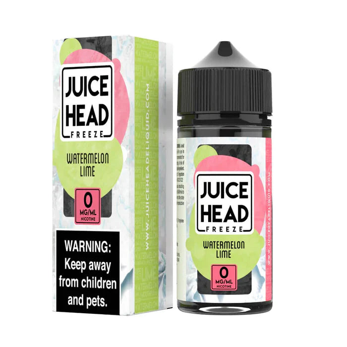 JUICE HEAD E-LIQUID WATERMELON LIME FREEZE - 100ML - Vape Land