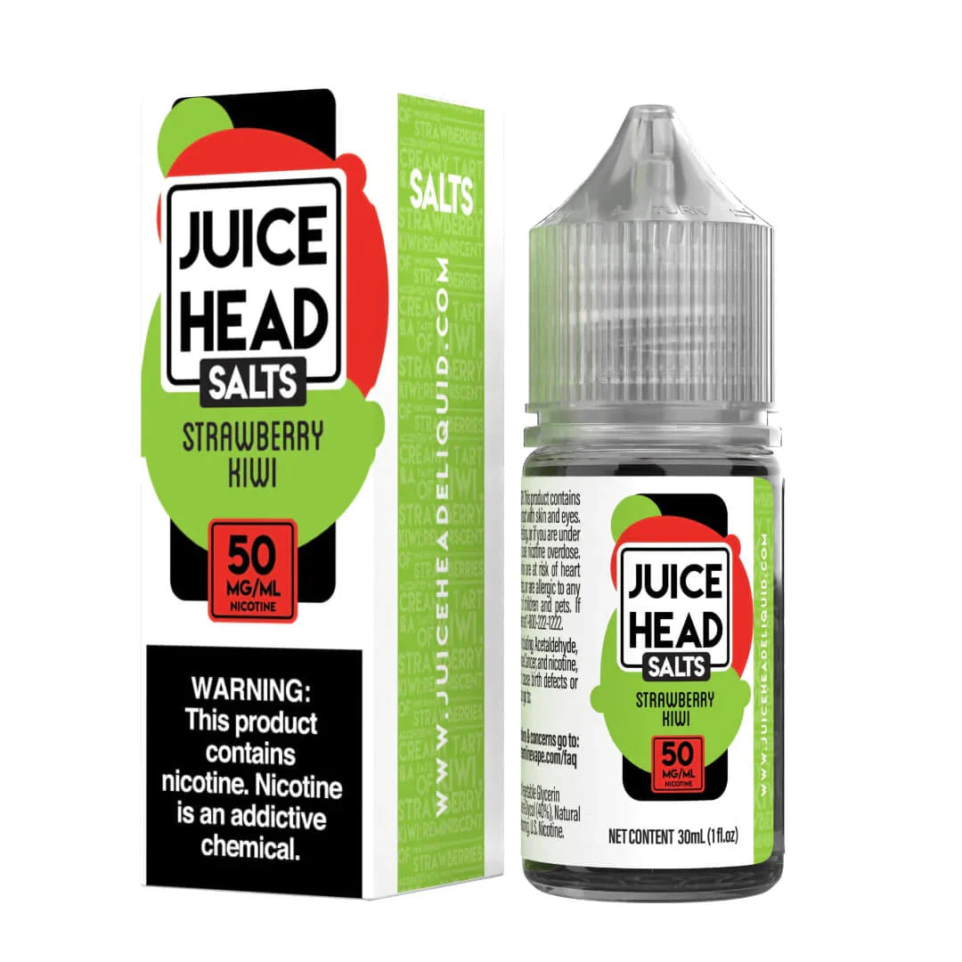 JUICE HEAD SALT STRAWBERRY KIWI - 30ML - Vape Land