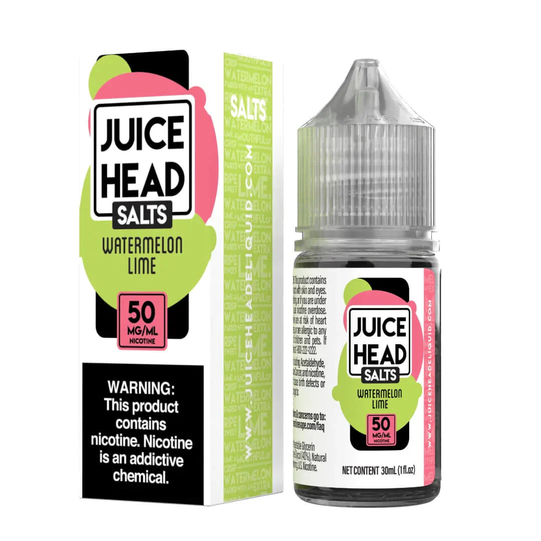 JUICE HEAD SALT WATERMELON LIME - 30ML - Vape Land