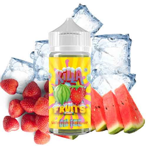 KILLA FRUITS E-JUICE ICE WATERMELON STRAWBERRY - 100ML - Vape Land