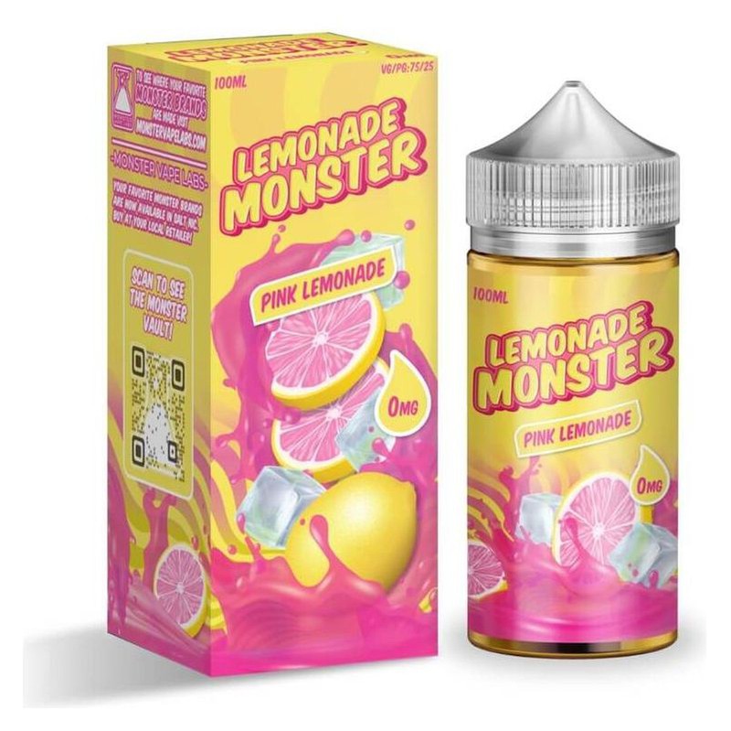 LEMONADE MONSTER E-LIQUID PINK LEMONADE - 100ML - Vape Land