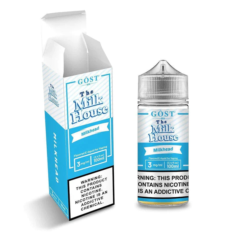 THE MILK HOUSE E-LIQUID MILKHEAD - 100ML - Vape Land