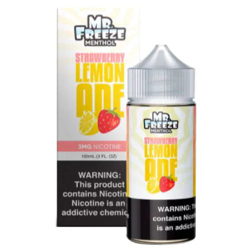 MR FREEZE E-LIQUID STRAWBERRY LEMONADE - 100ML - Vape Land