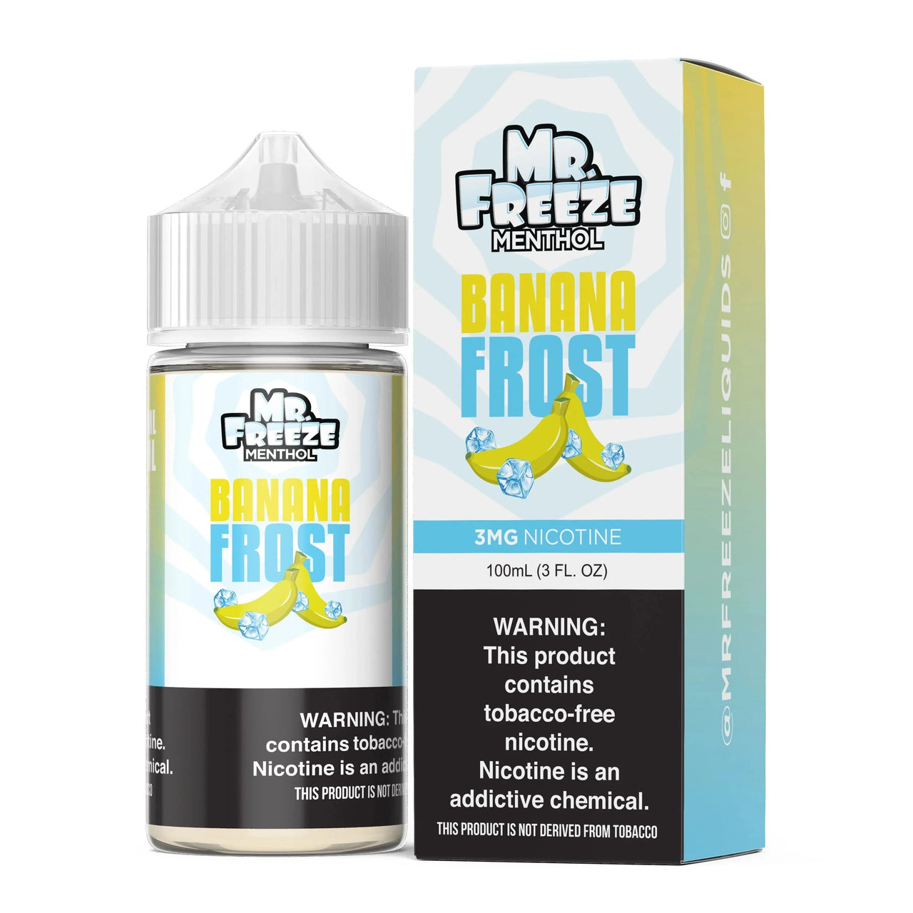 MR FREEZE E-LIQUID BANANA FROST - 100ML - Vape Land