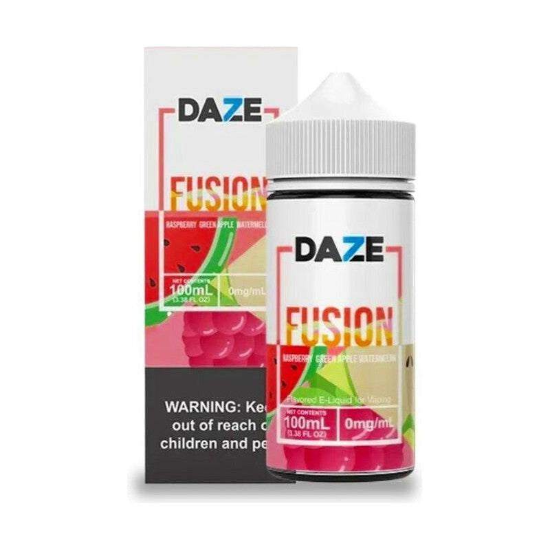 7DAZE E-LIQUID FUSION RASPBERRY GREEN APPLE WATERMELON - 100ML - Vape Land