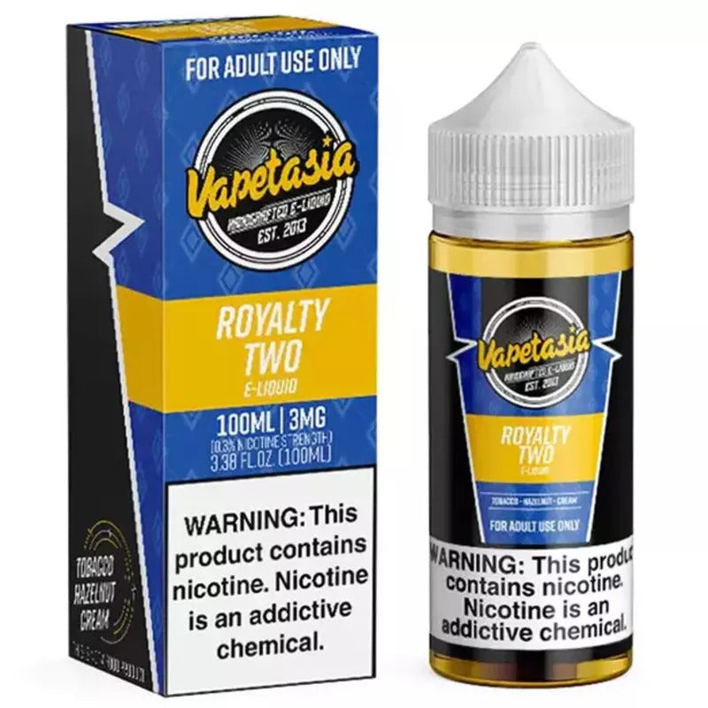 VAPETASIA E-LIQUID ROYALTY II - 100ML - Vape Land