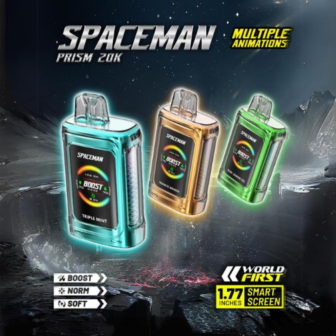 SMOK SPACEMAN PRIZM DISPOSABLE | 20000 PUFFS