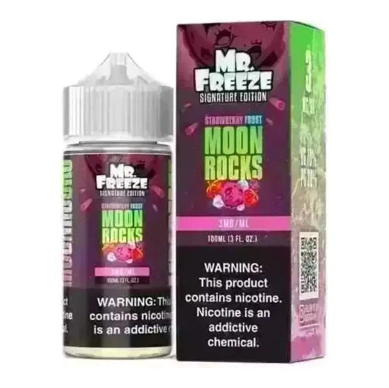 MR FREEZE E-LIQUID STRAWBERRY FROST MOON ROCKS - 100ML - Vape Land