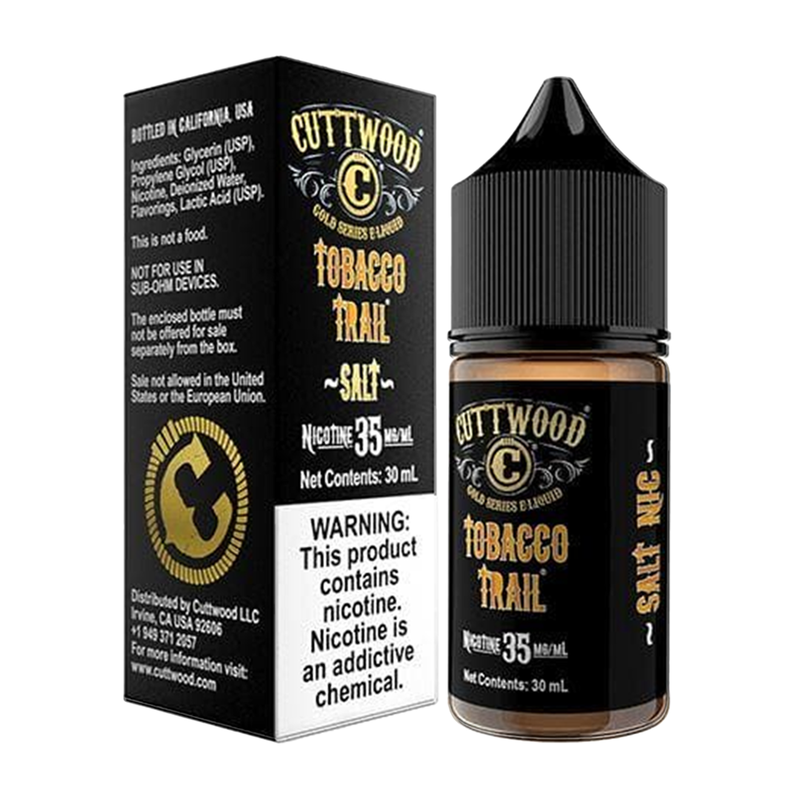 CUTTWOOD SALT TOBACCO TRAIL - 30ML