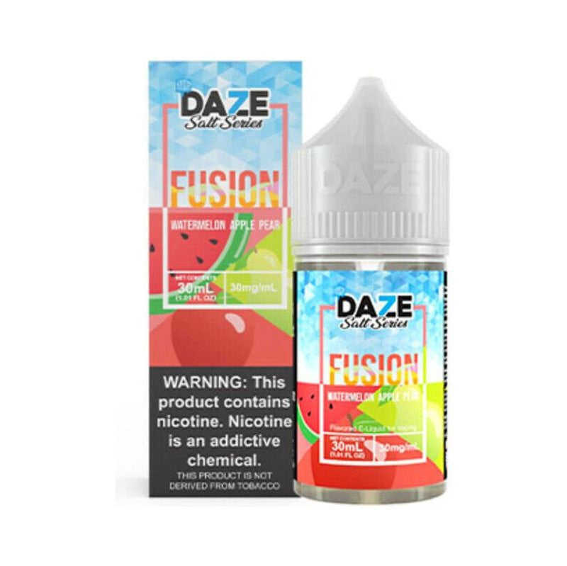 7DAZE SALTS FUSION ICED WATERMELON APPLE PEAR - 30ML - Vape Land