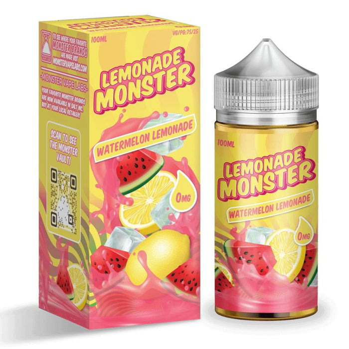 LEMONADE MONSTER E-LIQUID WATERMELON LEMONADE - 100ML - Vape Land